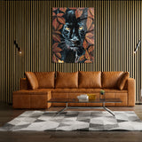 Canvas | Plexiglas Schilderij - Black Panther