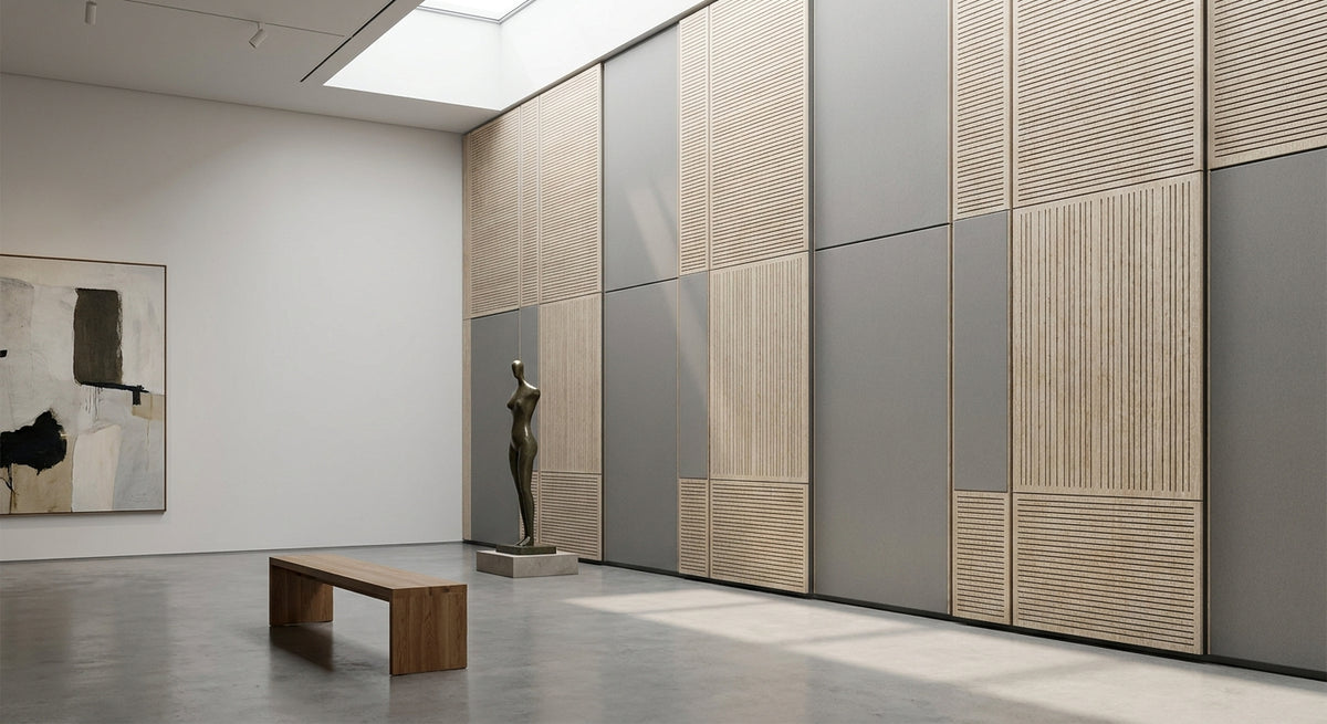Wandpanelen voor een museumruimte of galerie