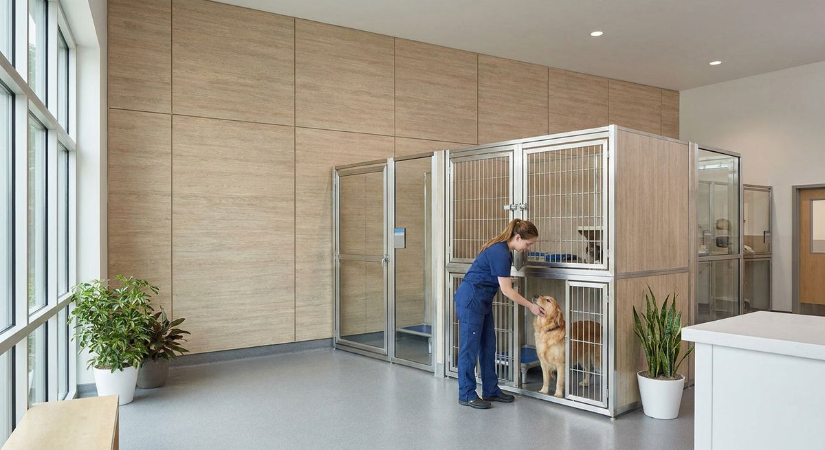Wandpanelen voor een dierenasiel of opvangcentrum