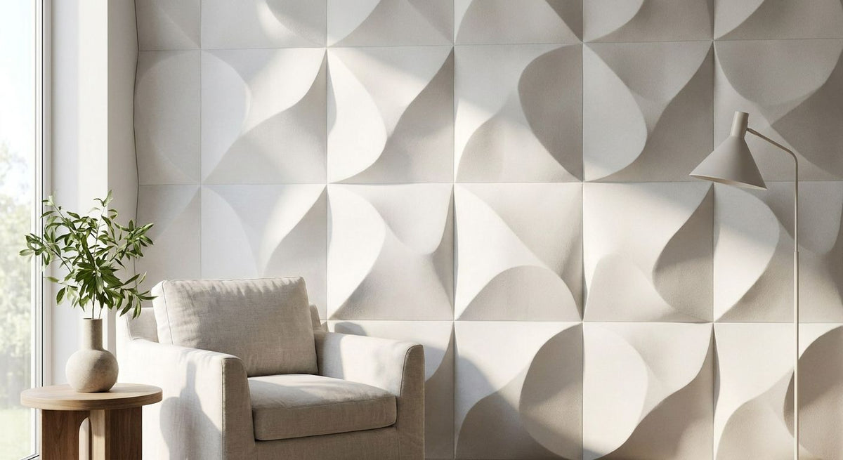 3D wandpanelen: moderne interieurtrend