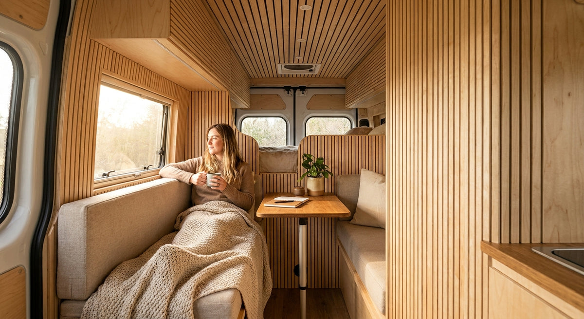 Beste houten wandpanelen voor een camper of camperbus