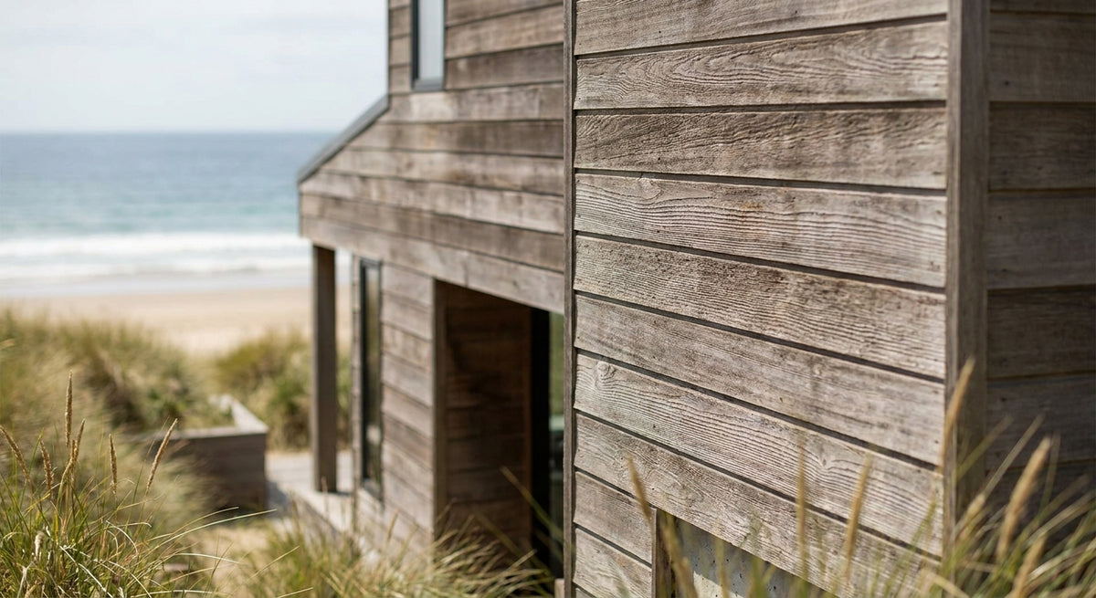 Beste gevelbekleding hout voor een kustwoning