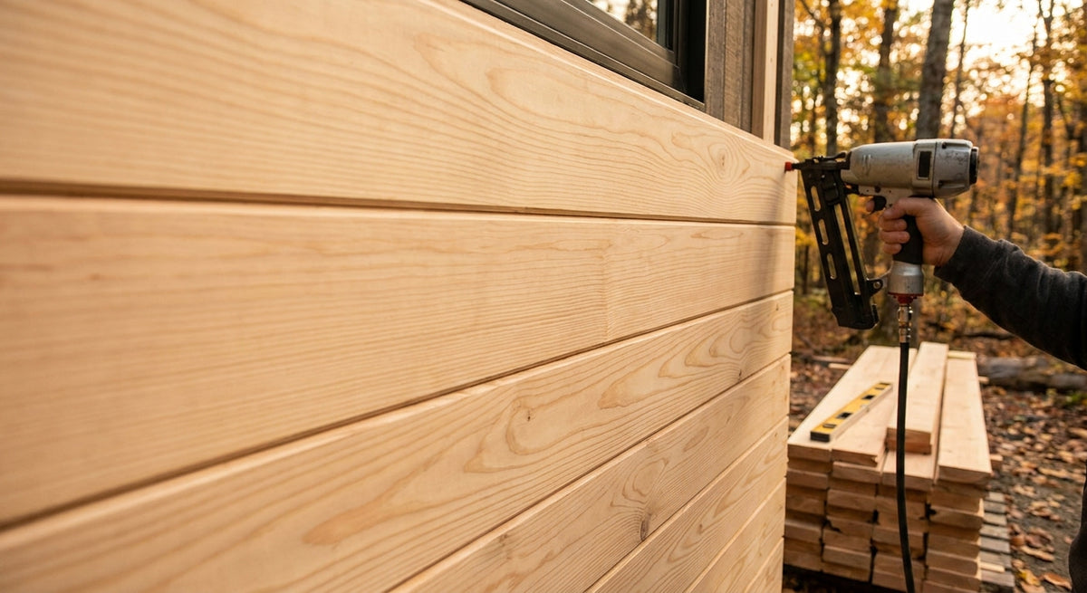 Houten gevelbekleding horizontaal aanbrengen: uitleg