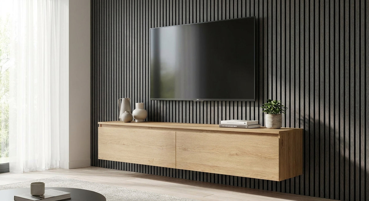 Hoe combineer je wandpanelen met een tv-meubel