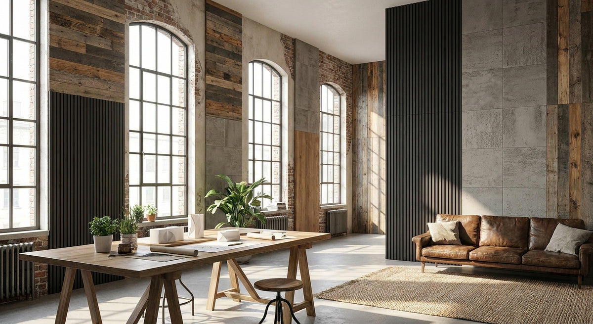Beste wandpanelen voor een loft of atelierruimte