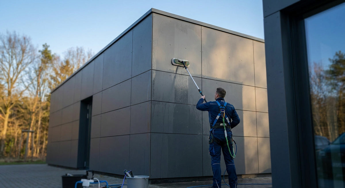Hoe reinig je composiet gevelpanelen zonder schade