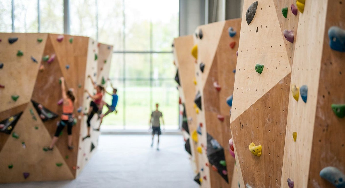 Wandpanelen voor een klimhal of boulderzaal