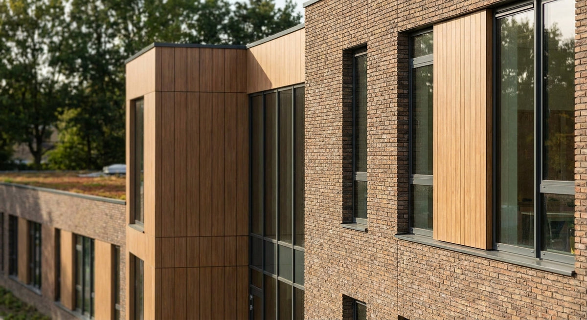 Beste gevelbekleding voor een schoolgebouw of onderwijsinstelling