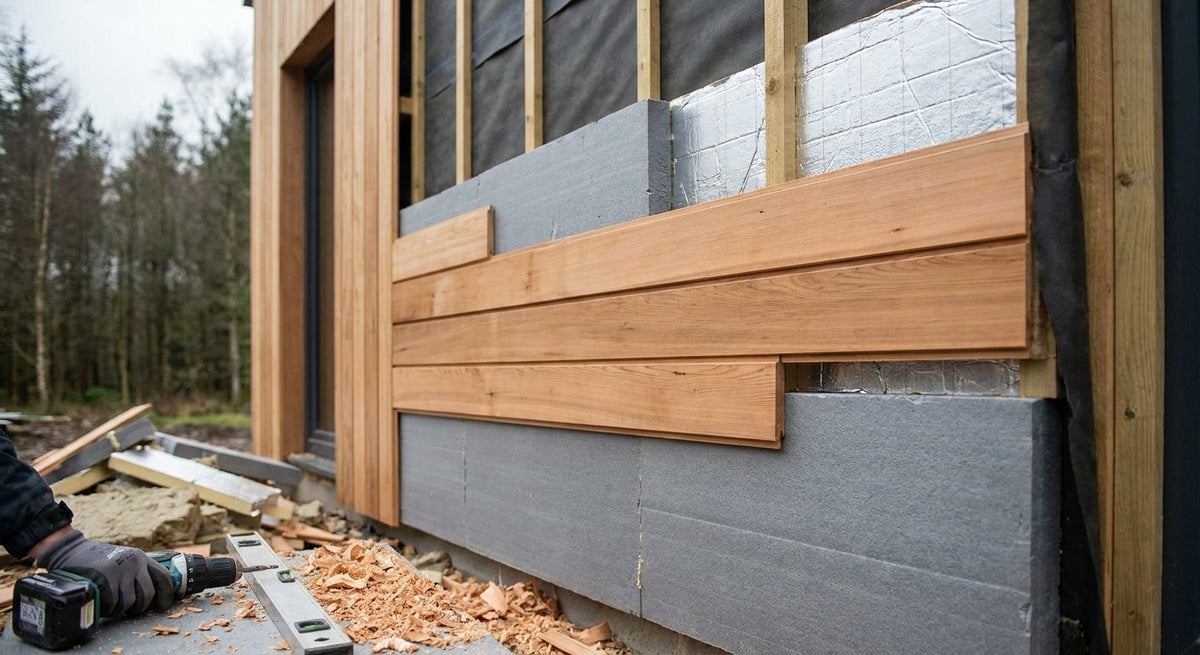 Houten gevelbekleding isolatie: combinatie en opbouw