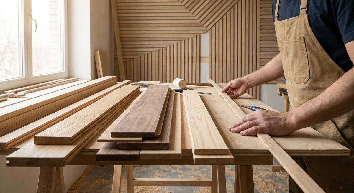 Losse latten voor maatwerk wandafwerking