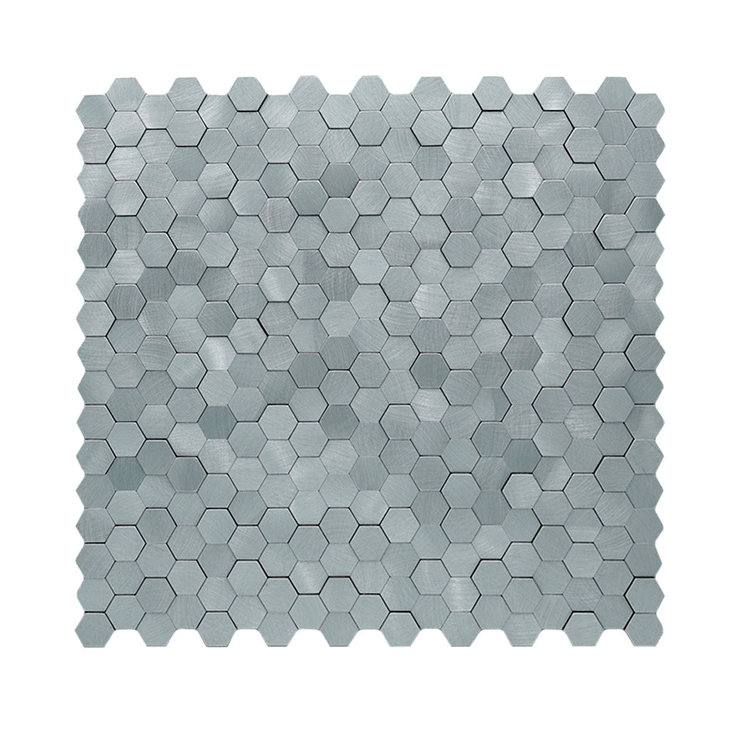 Mini Hexagon 3D Grijs - productfoto glans 1