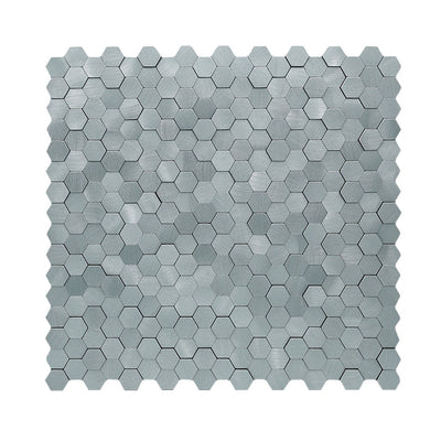 Mini Hexagon 3D Grijs - productfoto glans 1