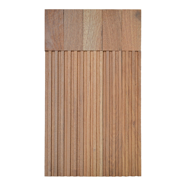 Houten Mozaïekpaneel | Rosewood XL | 30×60 cm | Hout | Tegel