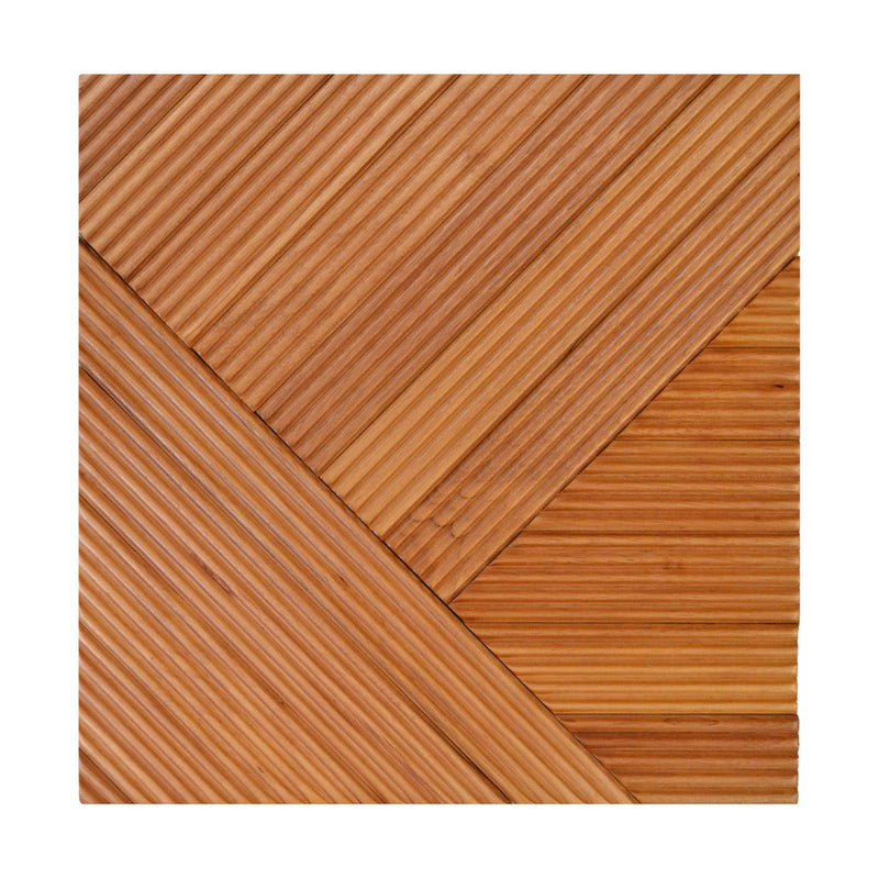 Houten Mozaïekpaneel | Xilan XL | 40×40 cm | Hout | Tegel