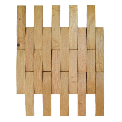 3D Houten Wandpaneel, Eiken Licht | 30×30 cm