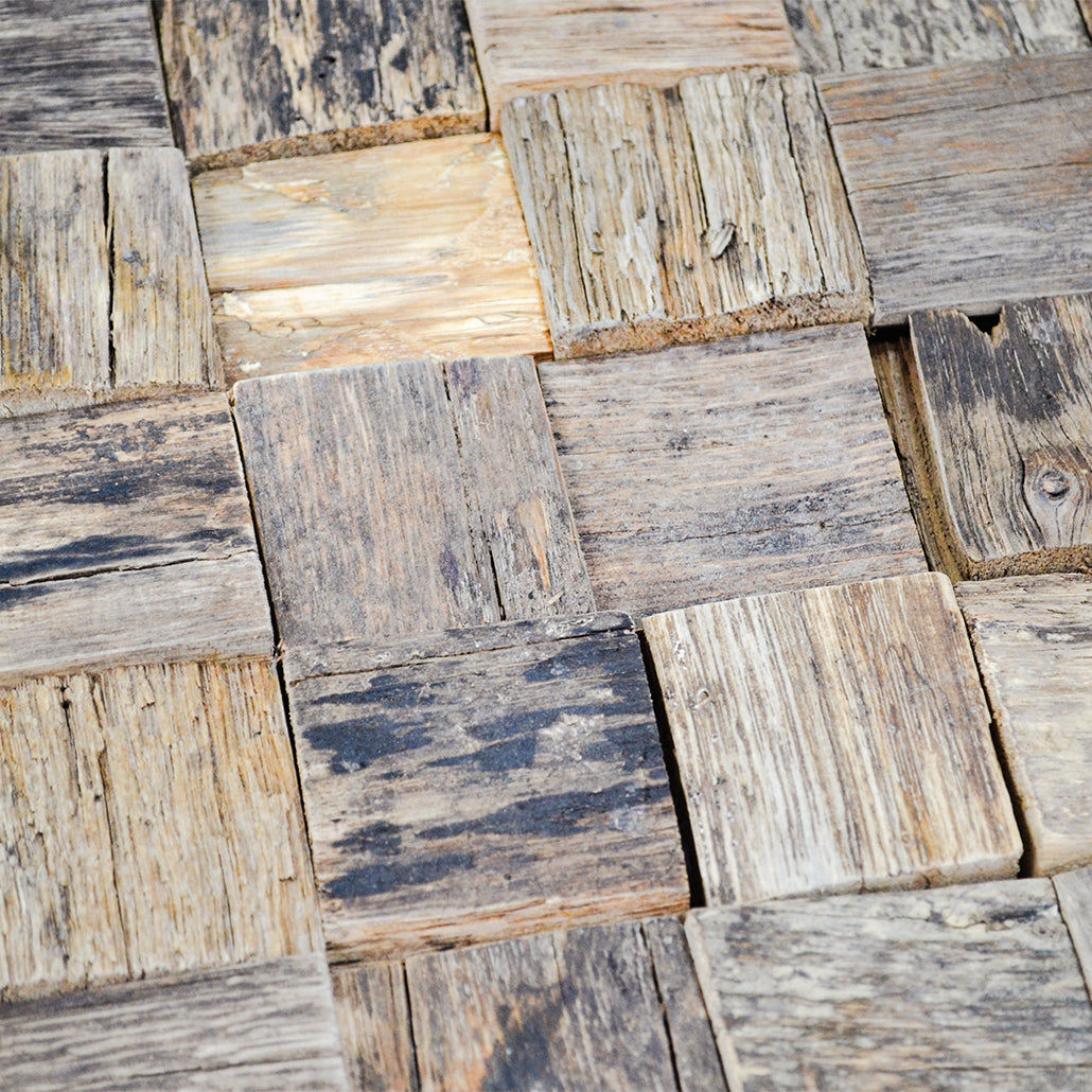 3D Houten Wandpaneel, Marine Shipwood | 30×30 cm