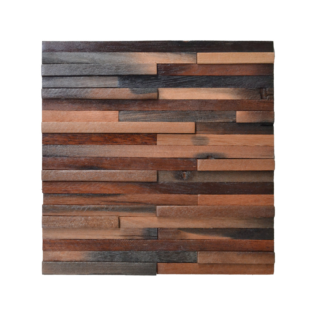 3D Houten Wandpaneel, Shipwood Compact | 30×30 cm