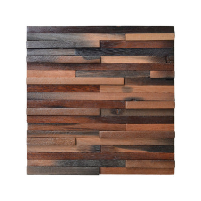 3D Houten Wandpaneel, Shipwood Compact | 30×30 cm