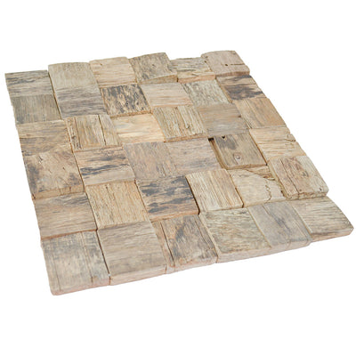 3D Houten Wandpaneel, Marine Shipwood | 30×30 cm