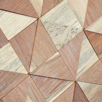 3D Houten Wandpaneel, Merbau Hout | 30×30 cm