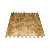 Steenstrip 3D Goud - productfoto glans 2