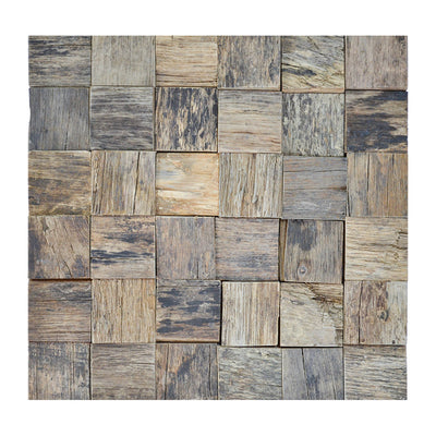 3D Houten Wandpaneel, Marine Shipwood | 30×30 cm