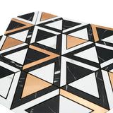 Driehoek Zwart Wit-Goud - productfoto glans 4