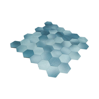 Zelfklevende mozaïektegel Hexagon Blauw - productfoto 3