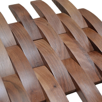 3D Houten Wandpaneel, Walnoot Deep Dusk | 30×30 cm