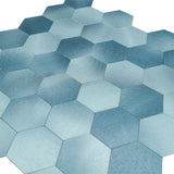 Zelfklevend Mozaïekpaneel | Hexagon Blauw | 28,8×29,2 cm | Metaal