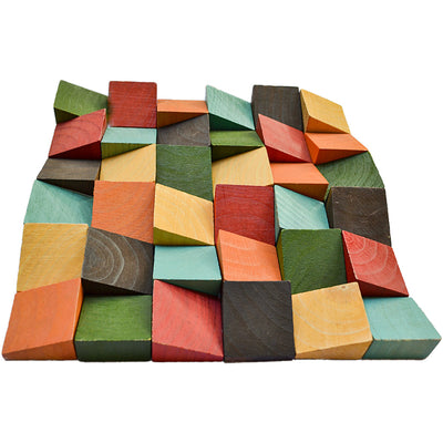3D Houten Wandpaneel, Dark Pine | 30×30 cm