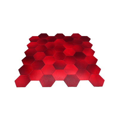 Hexagon Rood - productfoto glans 2