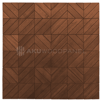 3d wandpaneel clover smoked brown
