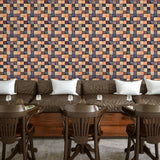 Houten Mozaïekpaneel | Bold Pine | 30×30 cm | Hout | Tegel