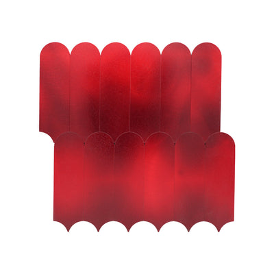 Zelfklevende Mozaïektegels Metaal Arch Rood 28,8×29,8 cm keukenachterwand