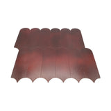 Zelfklevend Mozaïekpaneel | Arch Bordeaux | 28,8×29,8 cm | Metaal