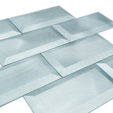 Zelfklevende Mozaïektegels Metaal | Subway 3D Blauw | 30,5×30,5 cm | Keuken, Bad & WC