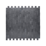 Zelfklevende Mozaïektegels Metaal Steenstrip 3D Antraciet 30×29,8 cm keukenachterwand