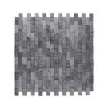 Zelfklevende Mozaïektegels Metaal Steenstrip 3D Antraciet 30×29,8 cm keukenachterwand