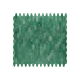 Zelfklevend Mozaïekpaneel | Picket 3D Donkergroen | 31×30 cm | Metaal