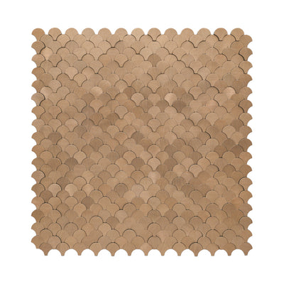 Zelfklevende Mozaïektegels Metaal Visschub Koper 28,8×29,8 cm keukenachterwand