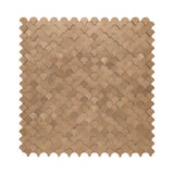 Zelfklevende Mozaïektegels Metaal Visschub Koper 28,8×29,8 cm keukenachterwand
