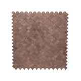 Zelfklevende Mozaïektegels Metaal Visschub Donkerkoper 28,8×29,8 cm keukenachterwand