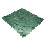 Zelfklevende Mozaïektegels Metaal | Visschub Donkergroen | 28,8×29,8 cm | Keuken, Bad & WC