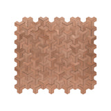 Zelfklevend Mozaïekpaneel | Trifold 3D Koper | 30,3×28 cm | Metaal