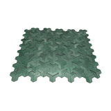 Zelfklevend Mozaïekpaneel | Trifold 3D Donkergroen | 30,3×28 cm | Metaal