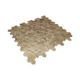 Zelfklevend Mozaïekpaneel | Trifold 3D Goud | 30,3×28 cm | Metaal