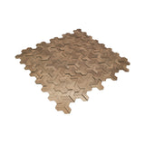 Zelfklevend Mozaïekpaneel | Trifold 3D Naturel | 30,3×28 cm | Metaal