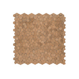 Zelfklevende Mozaïektegels Metaal Pentagon 3D Zalm 28,2×28,2 cm keukenachterwand