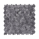 Zelfklevende Mozaïektegels Metaal Pentagon 3D Grijs 28,2×28,2 cm keukenachterwand